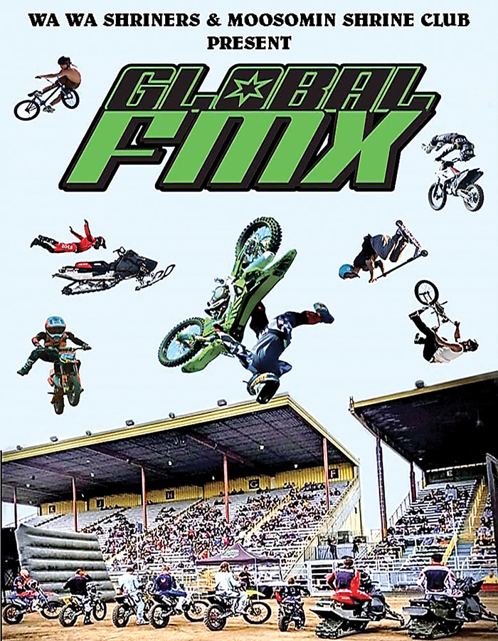 Global FMX will be coming to Moosomin on Shrine-A-Rama Day to perform two shows at 1 p.m. and at 5 p.m.<br />
